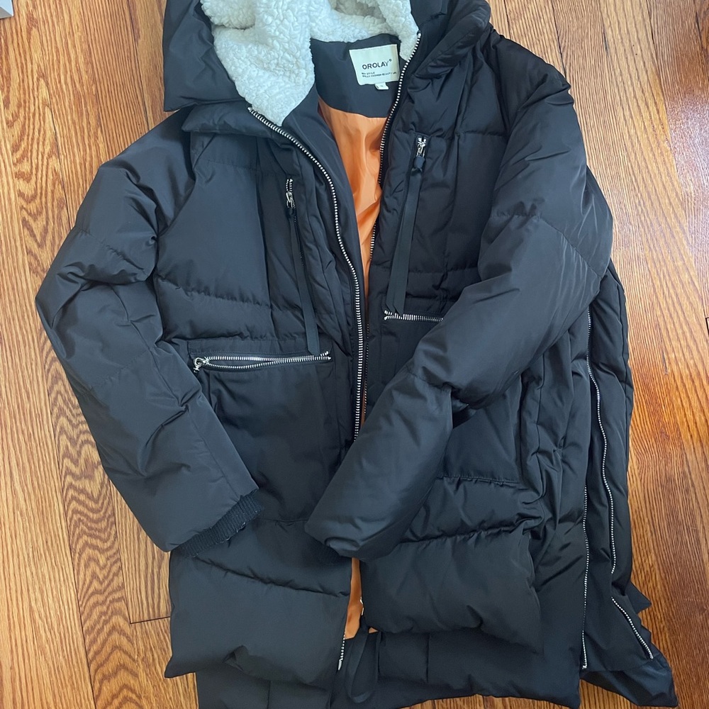 Orolay Women’s Medium Black Winter Coat